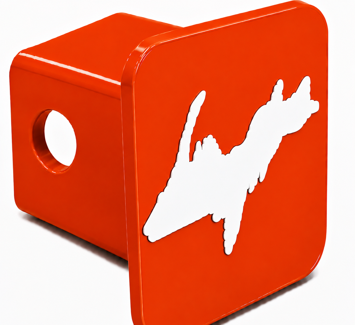 Small Yooper Spirit Hitch Cover - 2" - Upper Peninsula of Michigan
