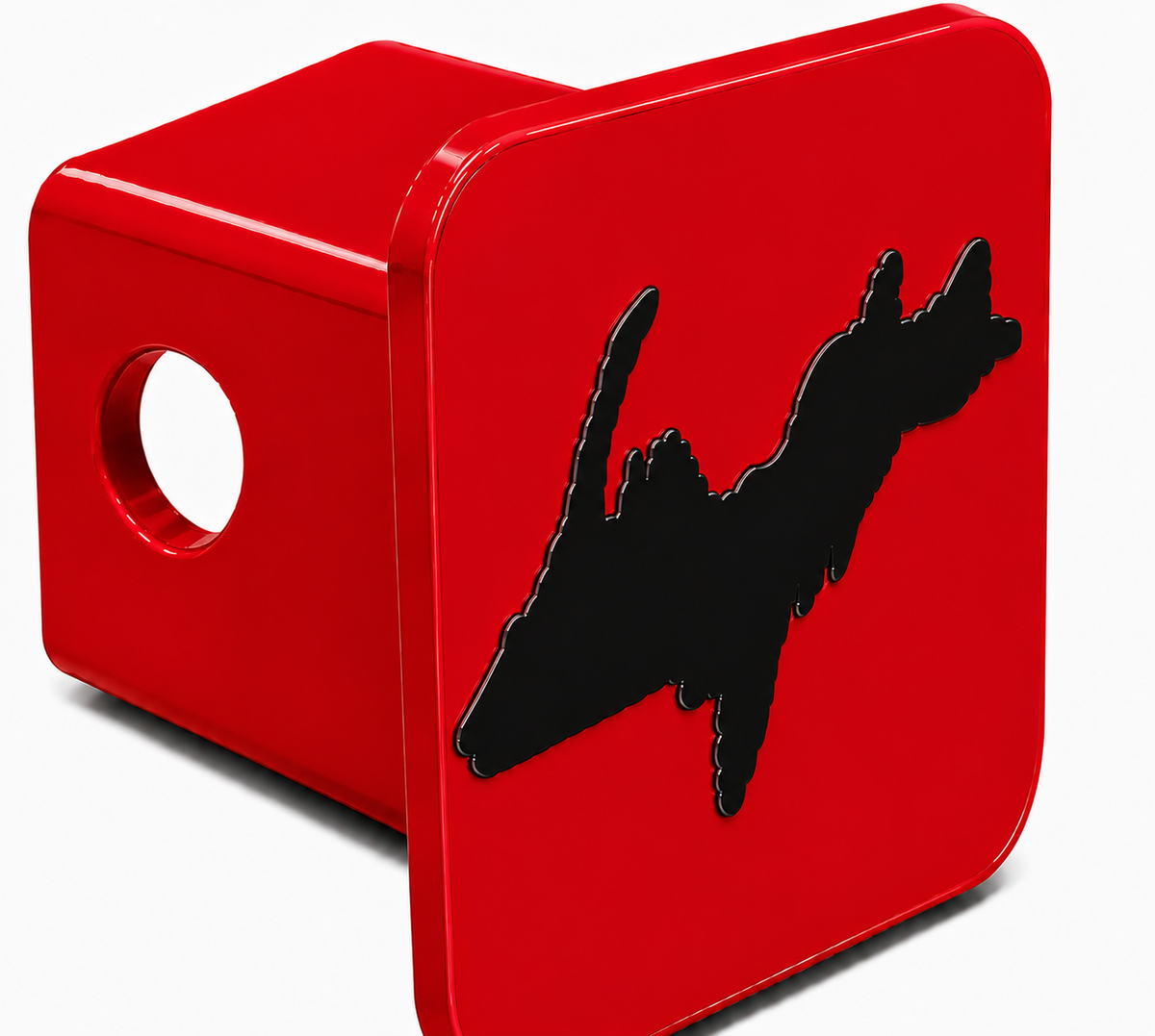 Small Yooper Spirit Hitch Cover - 2" - Upper Peninsula of Michigan
