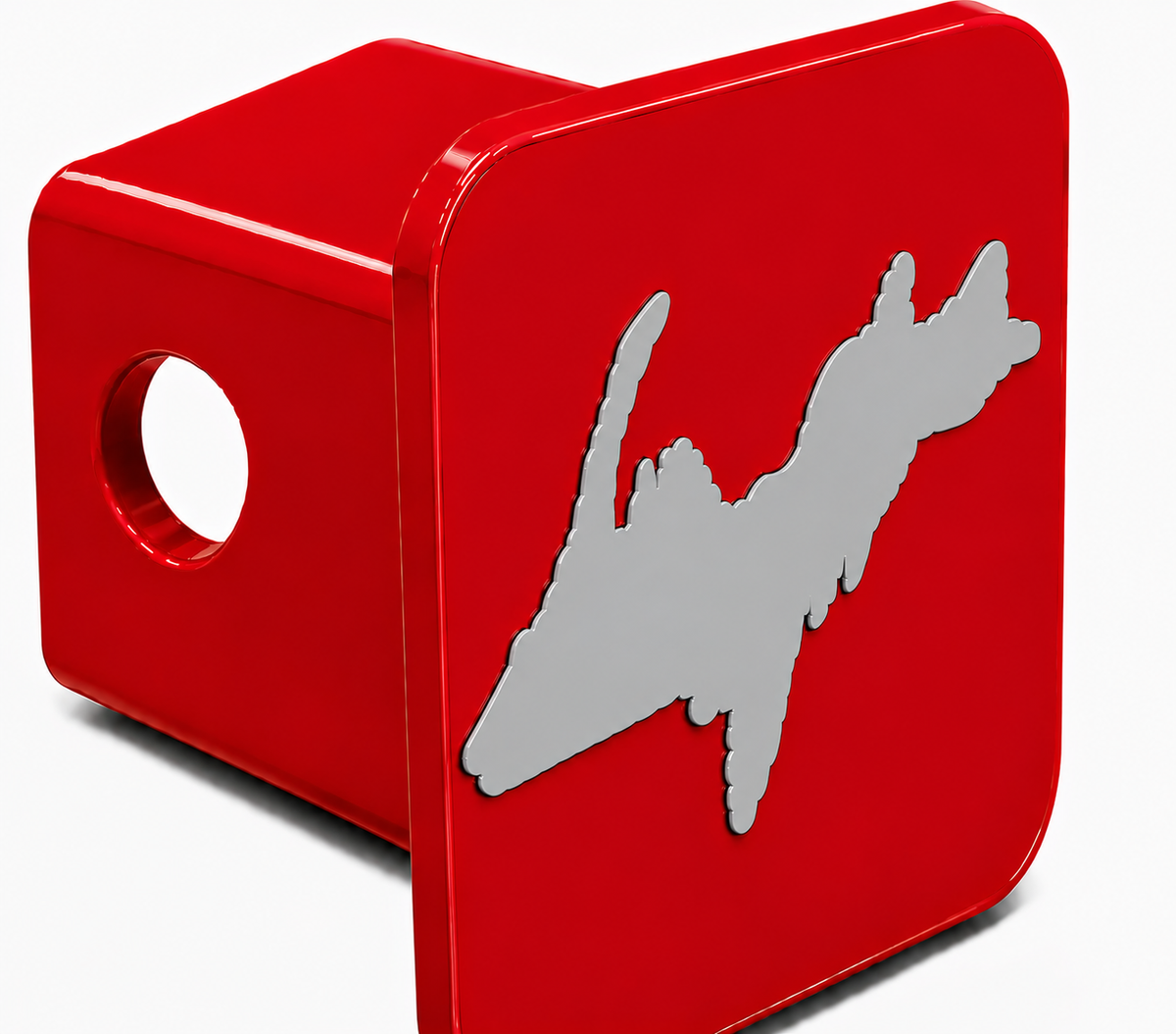 Small Yooper Spirit Hitch Cover - 2" - Upper Peninsula of Michigan