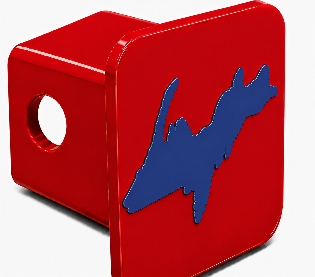 Small Yooper Spirit Hitch Cover - 2" - Upper Peninsula of Michigan