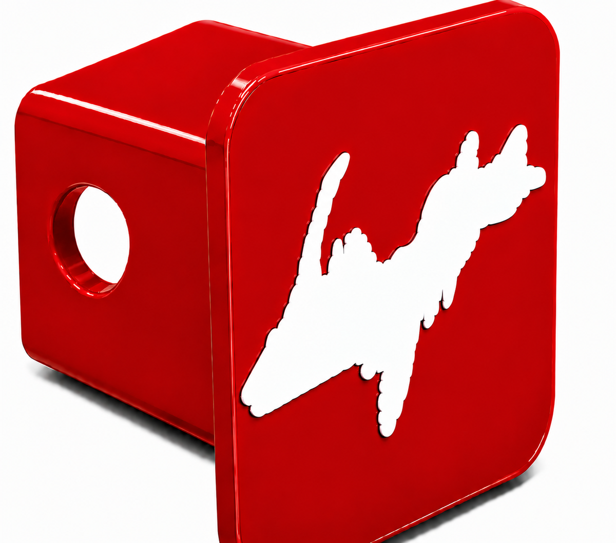 Small Yooper Spirit Hitch Cover - 2" - Upper Peninsula of Michigan