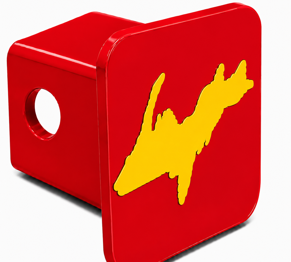 Small Yooper Spirit Hitch Cover - 2" - Upper Peninsula of Michigan
