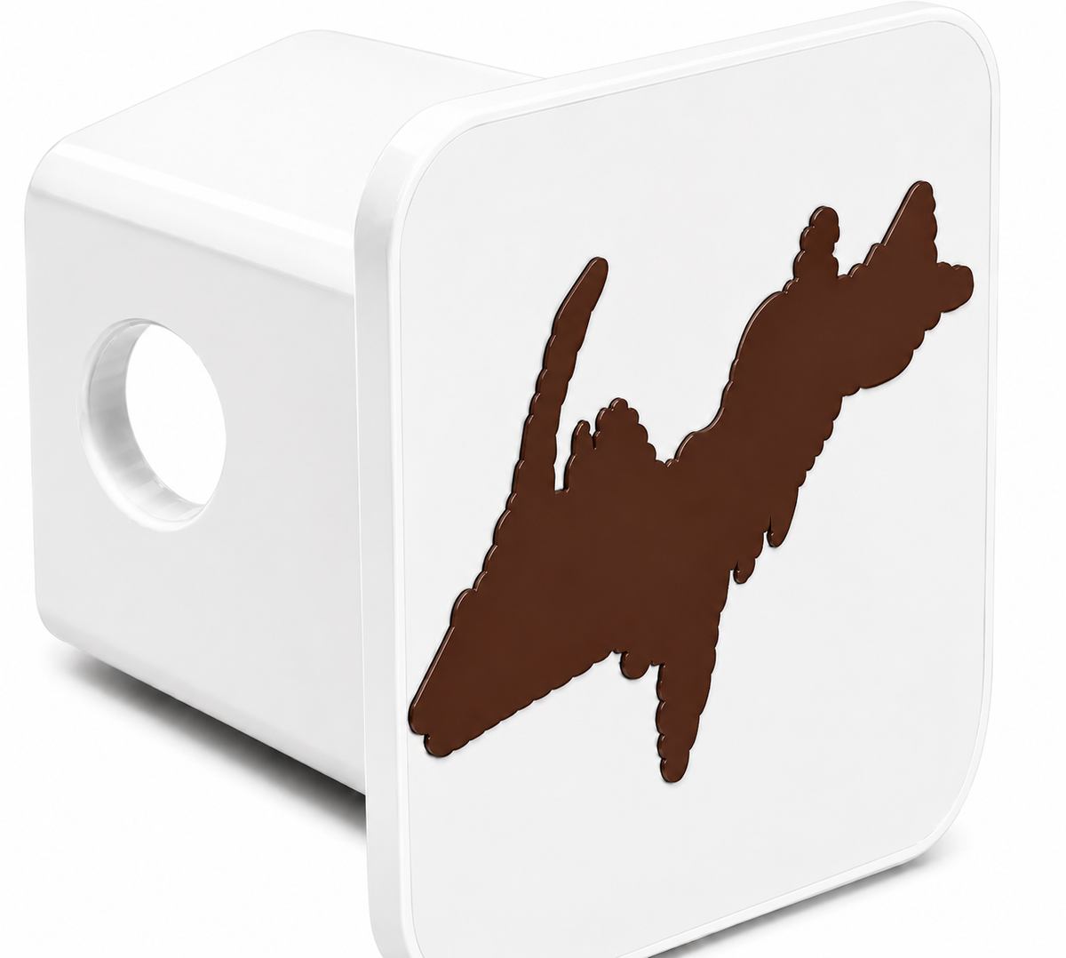 Small Yooper Spirit Hitch Cover - 2" - Upper Peninsula of Michigan