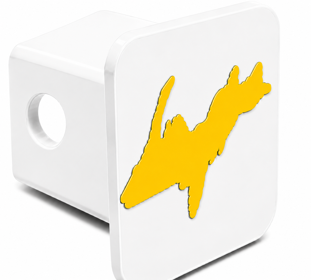 Small Yooper Spirit Hitch Cover - 2" - Upper Peninsula of Michigan