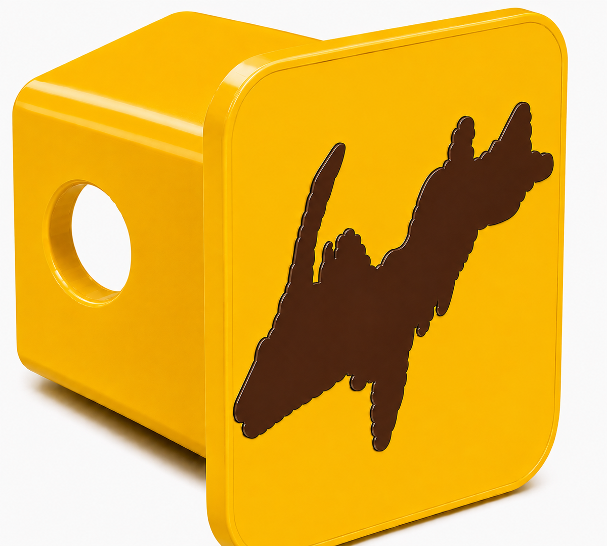 Small Yooper Spirit Hitch Cover - 2" - Upper Peninsula of Michigan