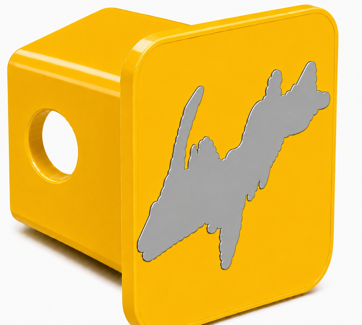 Small Yooper Spirit Hitch Cover - 2" - Upper Peninsula of Michigan