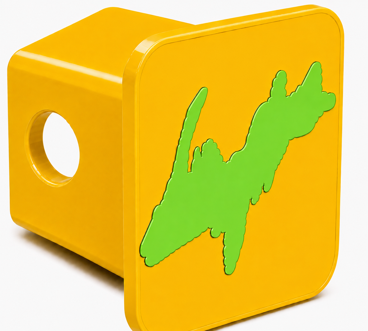 Small Yooper Spirit Hitch Cover - 2" - Upper Peninsula of Michigan