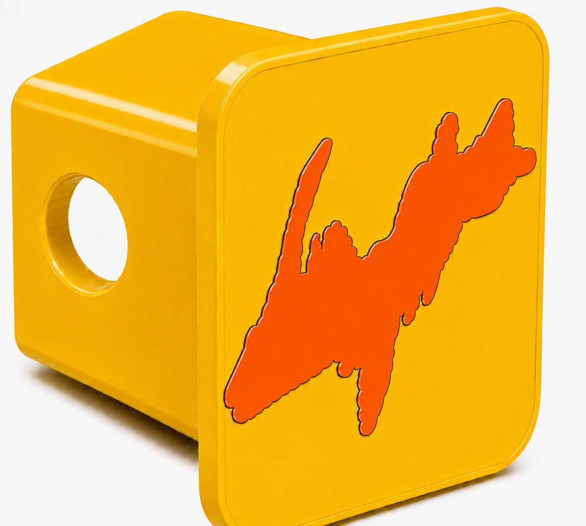 Small Yooper Spirit Hitch Cover - 2" - Upper Peninsula of Michigan