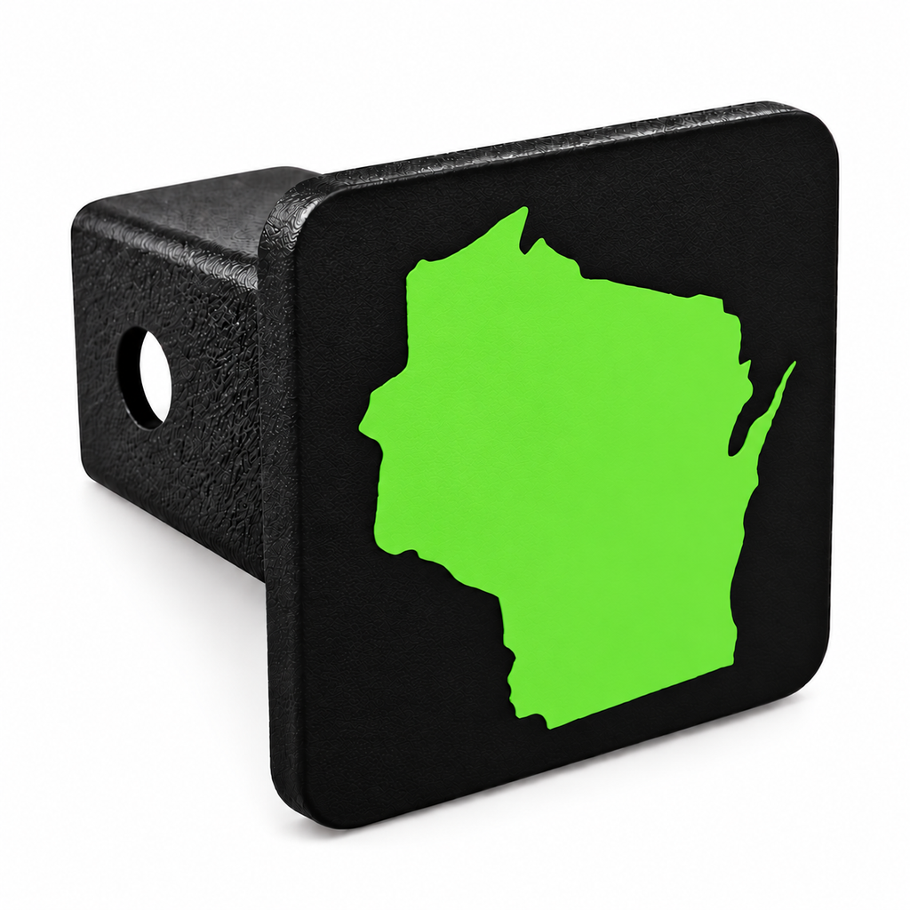 Wisconsin Spirit Hitch Cover – Durable Trailer Hitch Cover - 2"