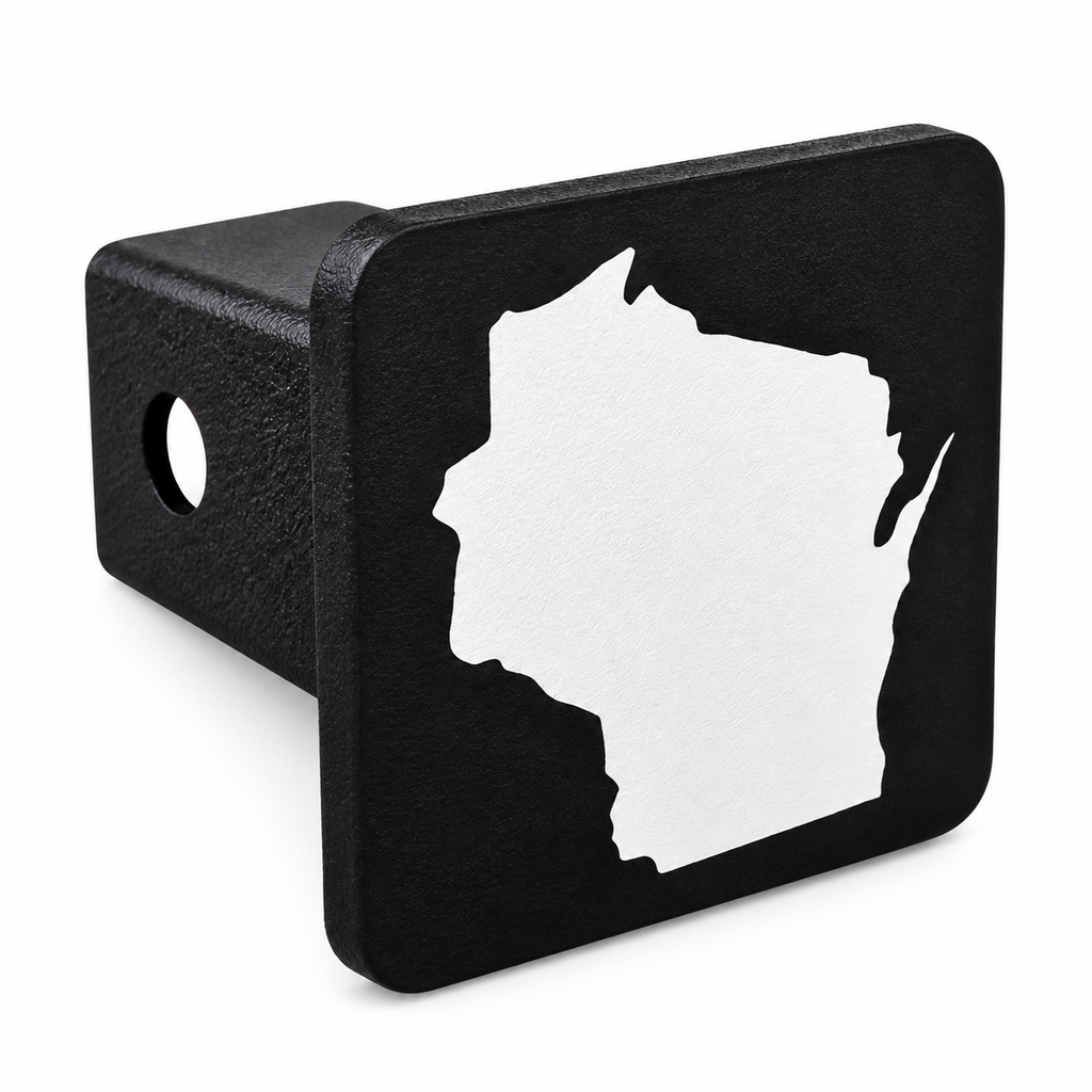 Wisconsin Spirit Hitch Cover – Durable Trailer Hitch Cover - 2"