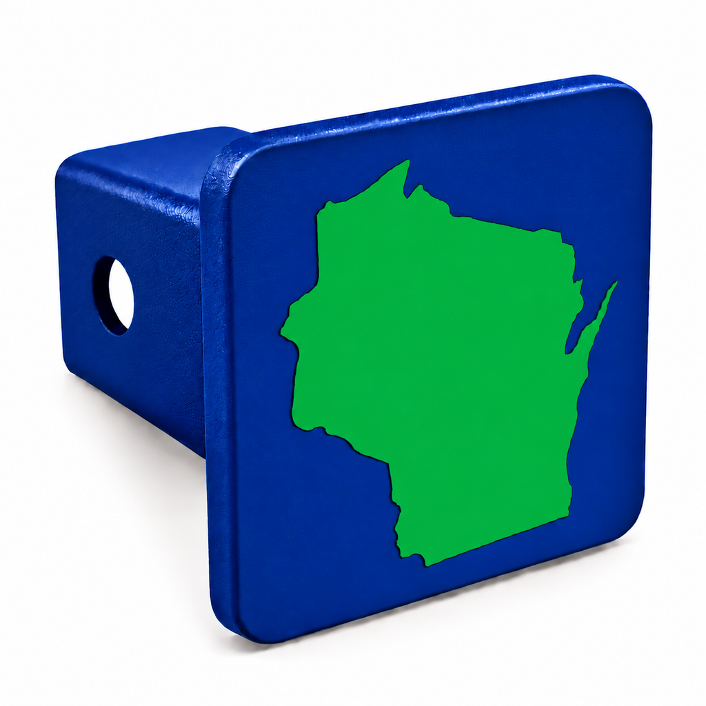 Wisconsin Spirit Hitch Cover – Durable Trailer Hitch Cover - 2"