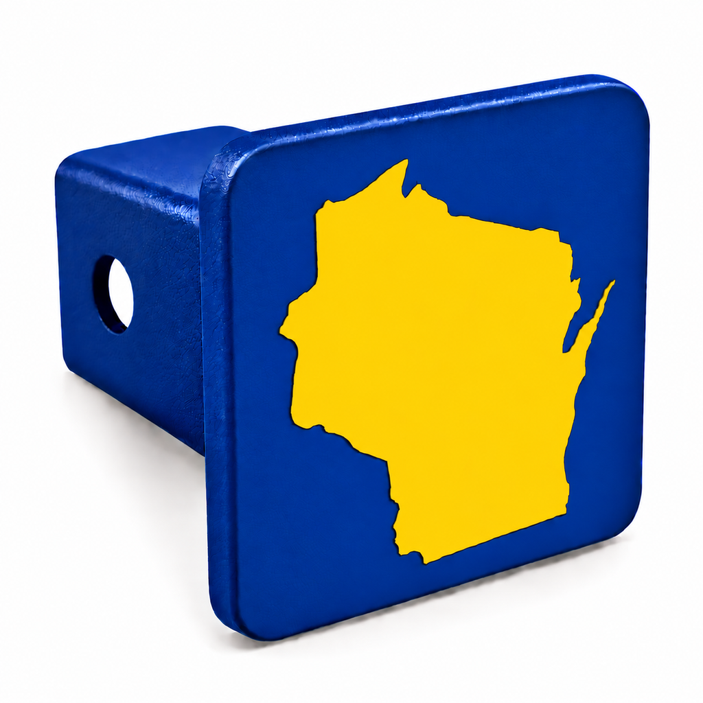 Wisconsin Spirit Hitch Cover – Durable Trailer Hitch Cover - 2"