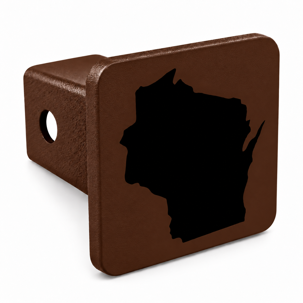 Wisconsin Spirit Hitch Cover – Durable Trailer Hitch Cover - 2"