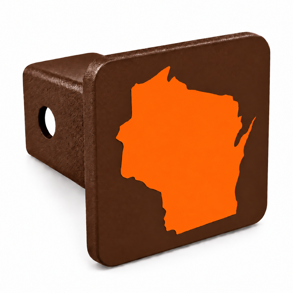 Wisconsin Spirit Hitch Cover – Durable Trailer Hitch Cover - 2"