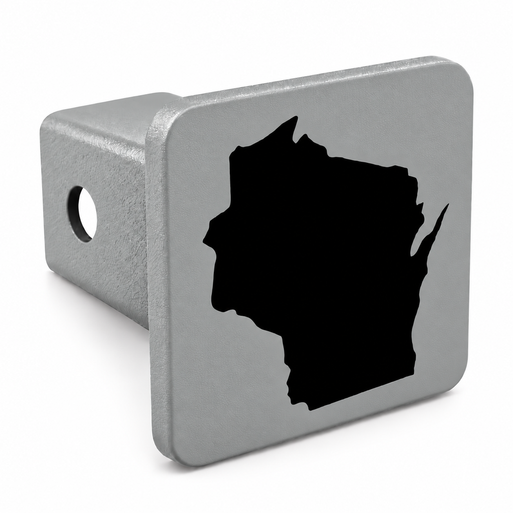 Wisconsin Spirit Hitch Cover – Durable Trailer Hitch Cover - 2"