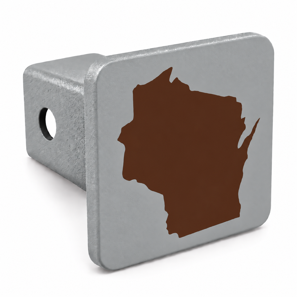 Wisconsin Spirit Hitch Cover – Durable Trailer Hitch Cover - 2"