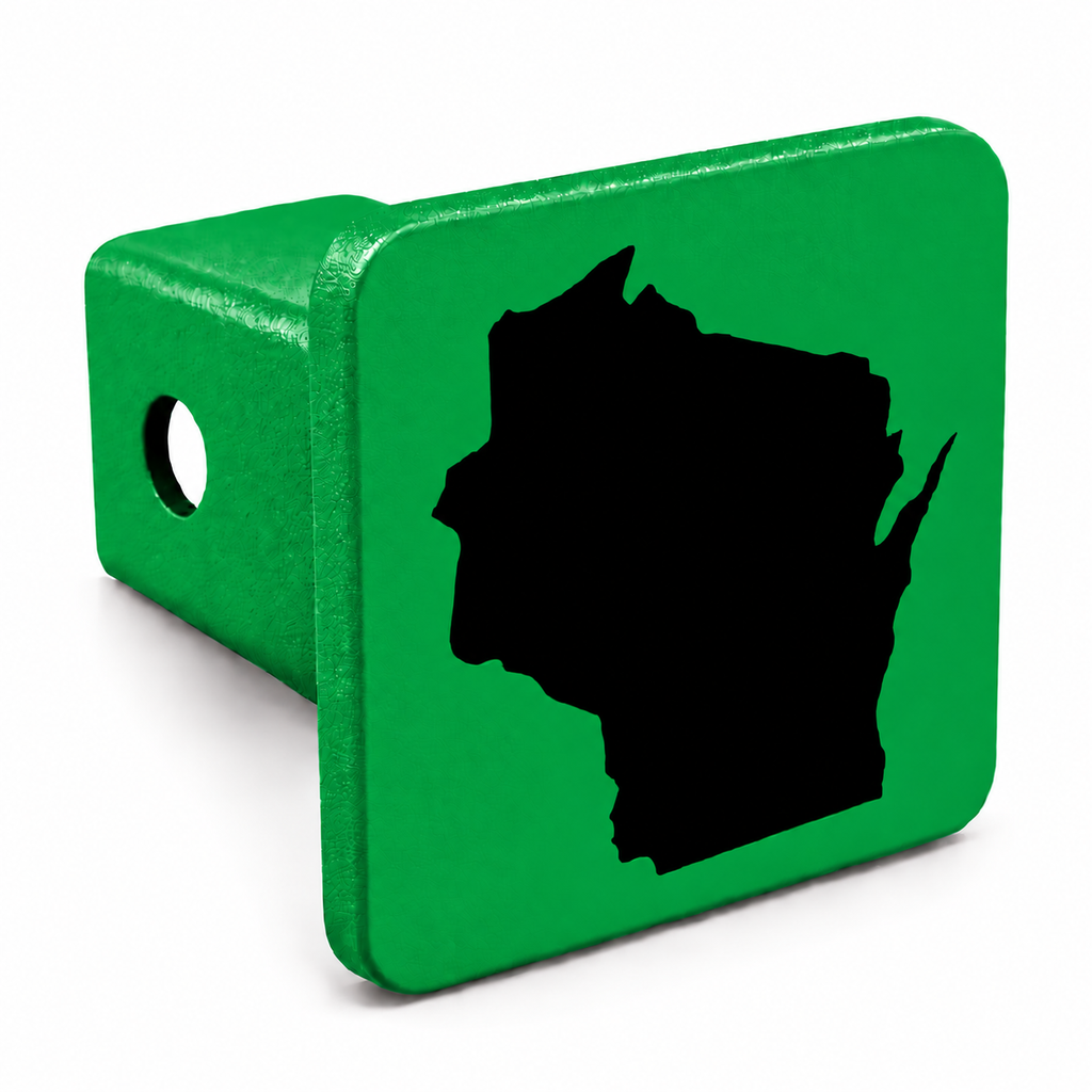 Wisconsin Spirit Hitch Cover – Durable Trailer Hitch Cover - 2"
