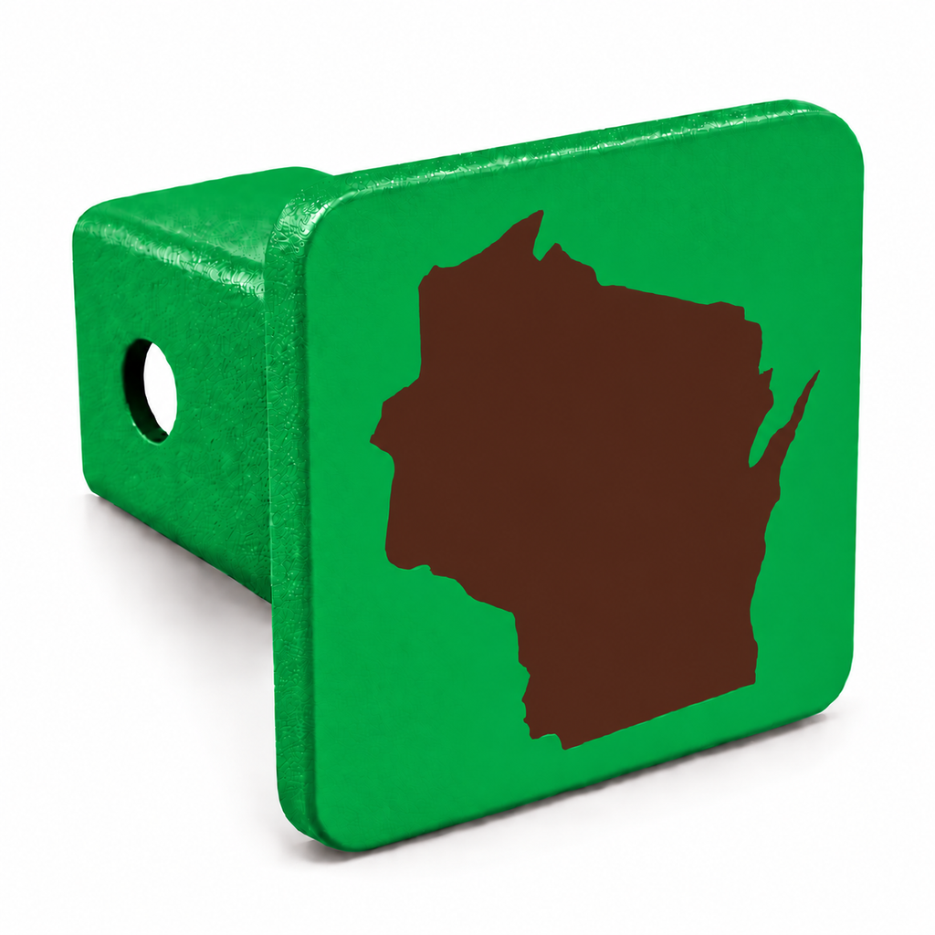 Wisconsin Spirit Hitch Cover – Durable Trailer Hitch Cover - 2"