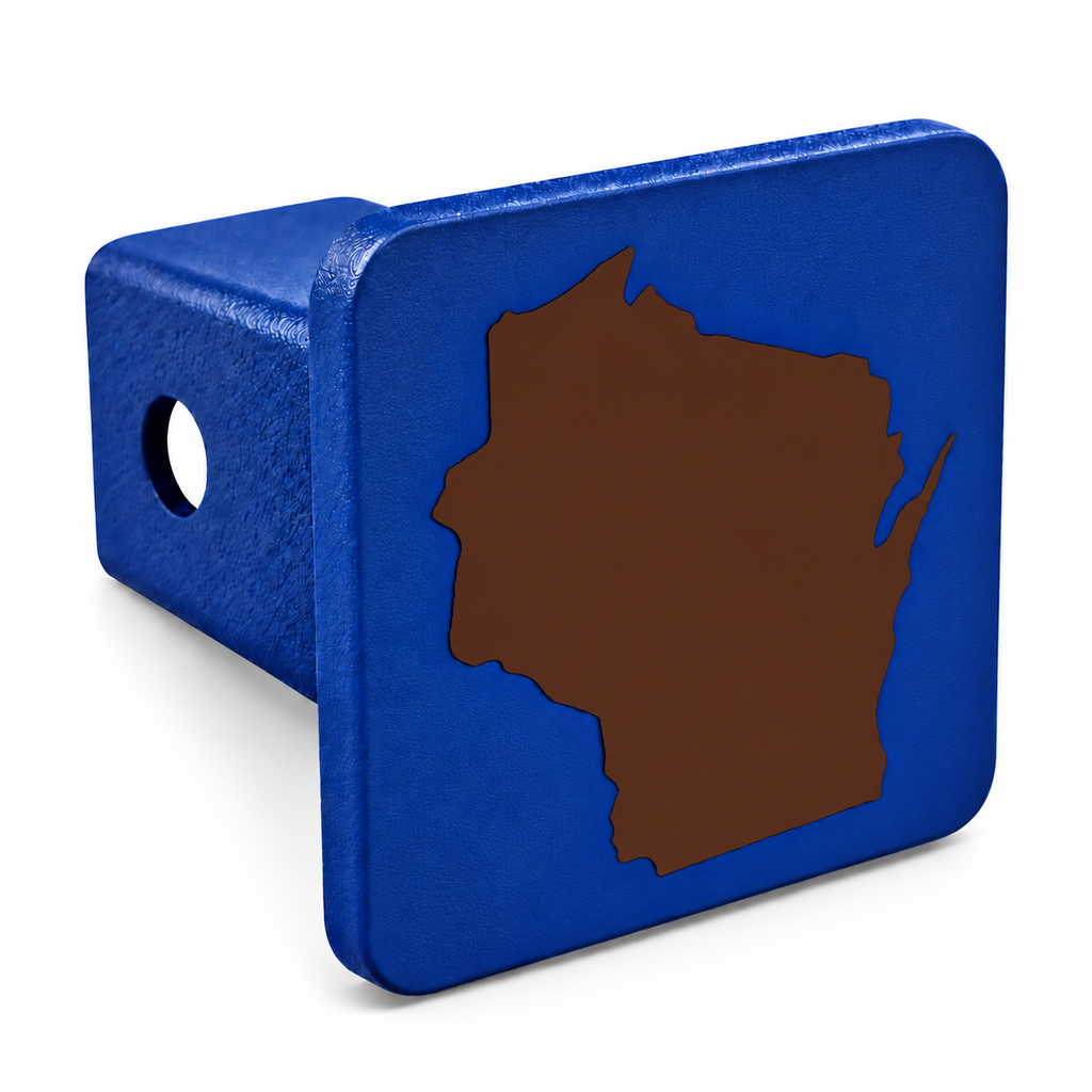 Wisconsin Spirit Hitch Cover – Durable Trailer Hitch Cover - 2"