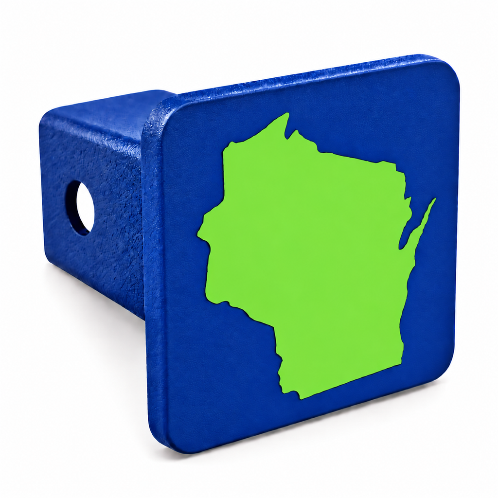 Wisconsin Spirit Hitch Cover – Durable Trailer Hitch Cover - 2"