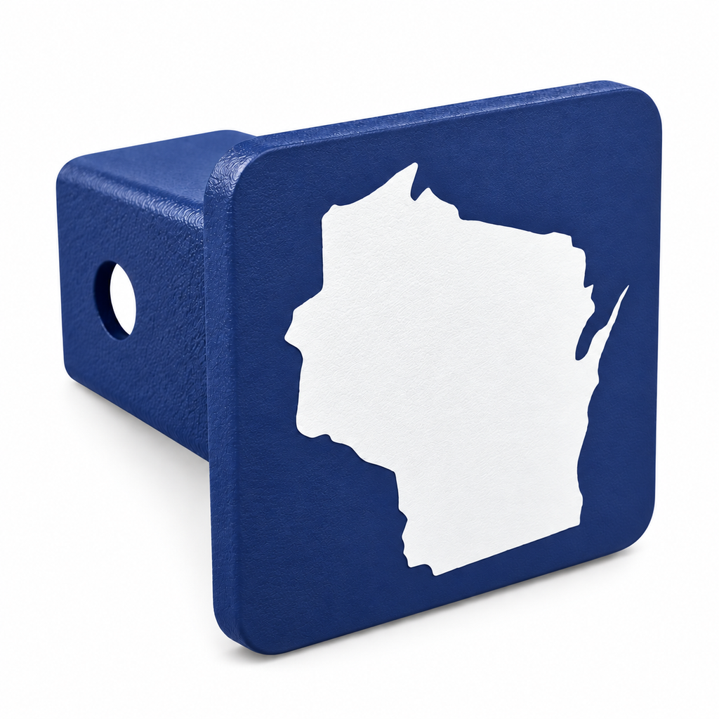 Wisconsin Spirit Hitch Cover – Durable Trailer Hitch Cover - 2"