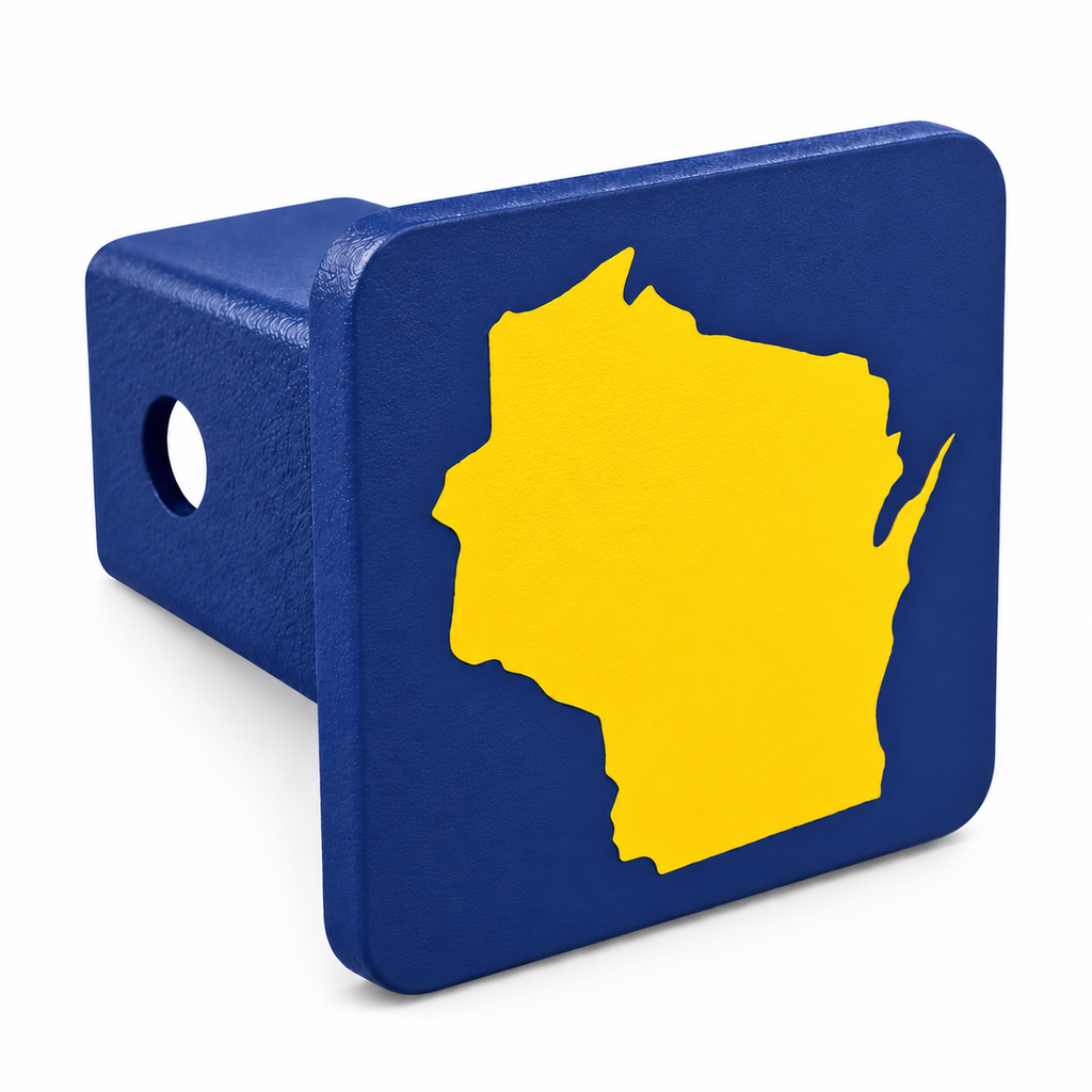 Wisconsin Spirit Hitch Cover – Durable Trailer Hitch Cover - 2"