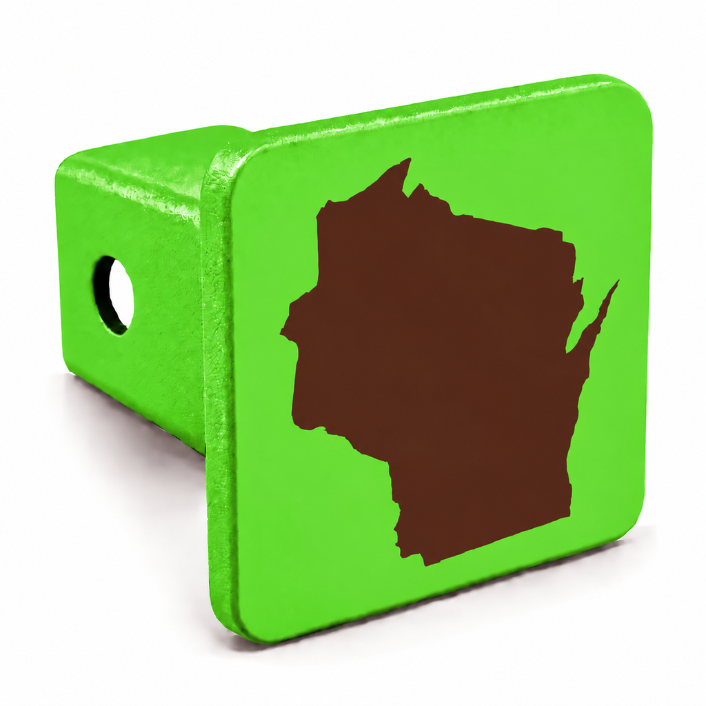 Wisconsin Spirit Hitch Cover – Durable Trailer Hitch Cover - 2"