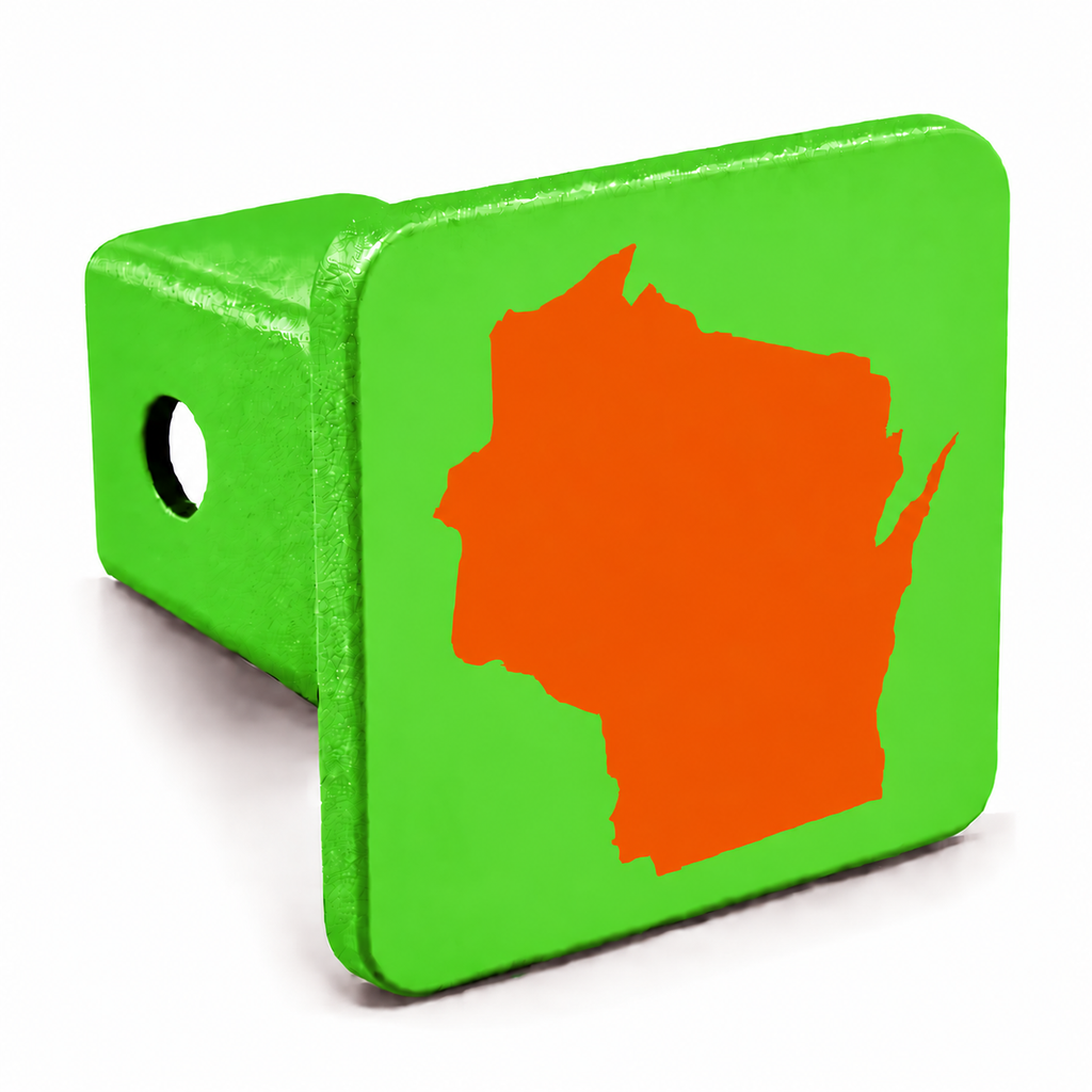 Wisconsin Spirit Hitch Cover – Durable Trailer Hitch Cover - 2"