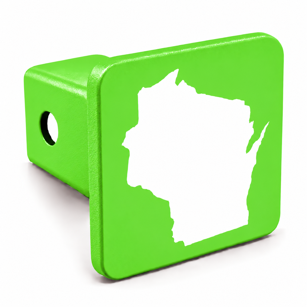 Wisconsin Spirit Hitch Cover – Durable Trailer Hitch Cover - 2"