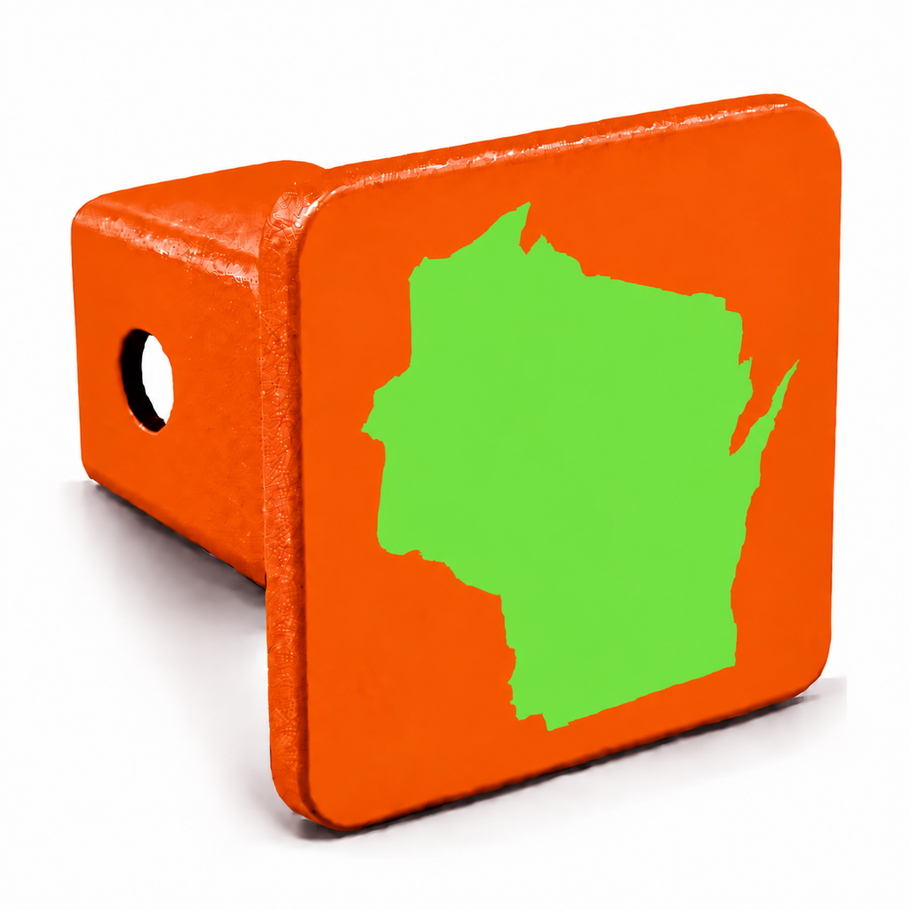 Wisconsin Spirit Hitch Cover – Durable Trailer Hitch Cover - 2"