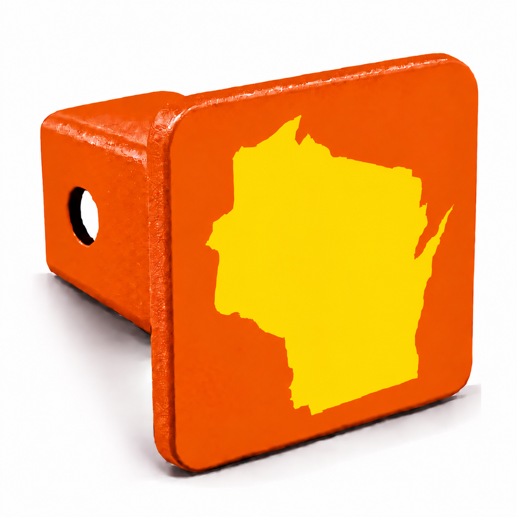 Wisconsin Spirit Hitch Cover – Durable Trailer Hitch Cover - 2"