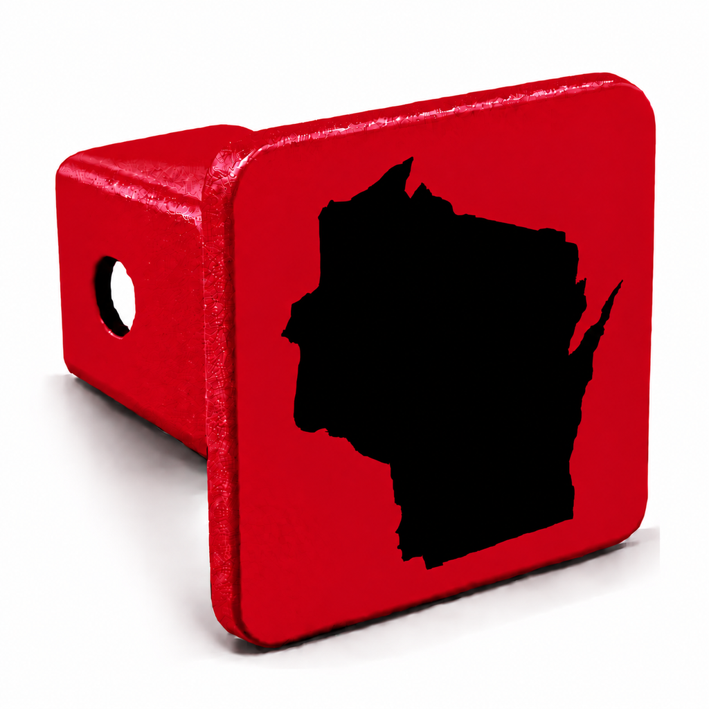 Wisconsin Spirit Hitch Cover – Durable Trailer Hitch Cover - 2"