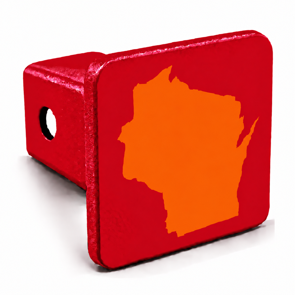 Wisconsin Spirit Hitch Cover – Durable Trailer Hitch Cover - 2"
