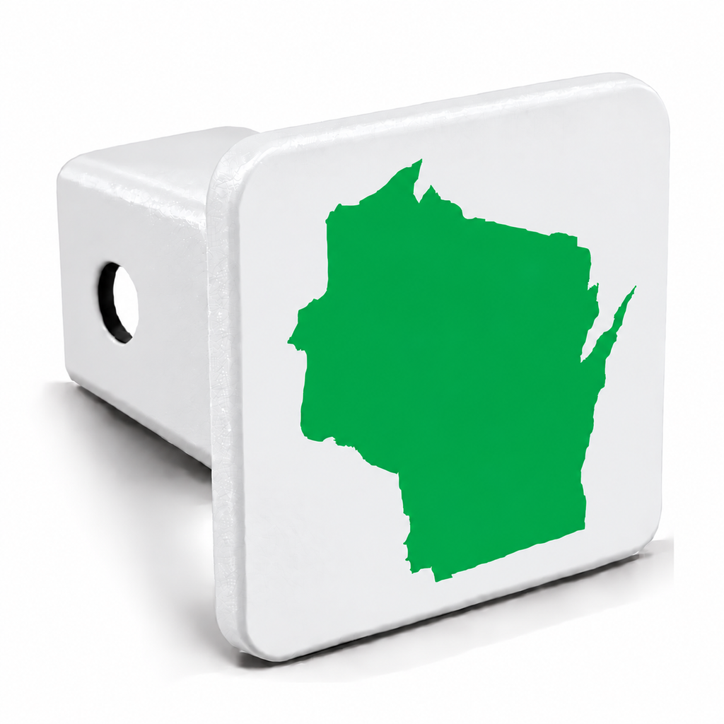 Wisconsin Spirit Hitch Cover – Durable Trailer Hitch Cover - 2"