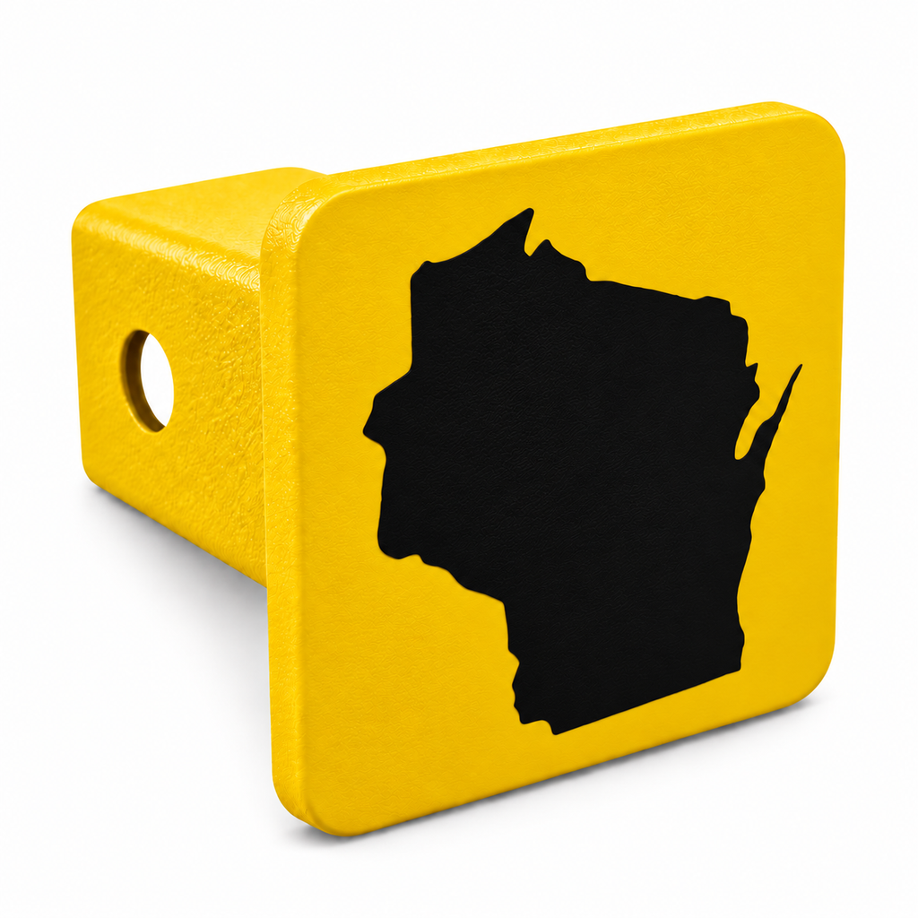 Wisconsin Spirit Hitch Cover – Durable Trailer Hitch Cover - 2"