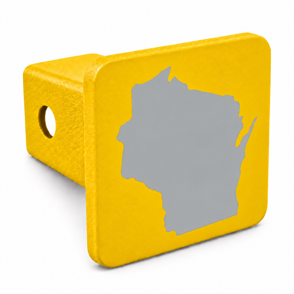 Wisconsin Spirit Hitch Cover – Durable Trailer Hitch Cover - 2"