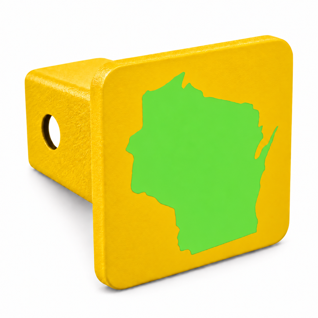 Wisconsin Spirit Hitch Cover – Durable Trailer Hitch Cover - 2"