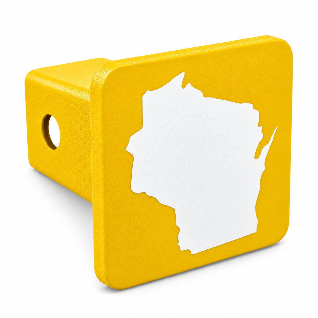 Wisconsin Spirit Hitch Cover – Durable Trailer Hitch Cover - 2"